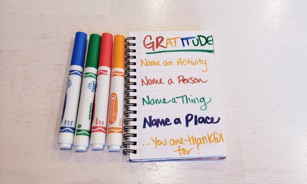 Step 2:  What Are You Thankful For? Image