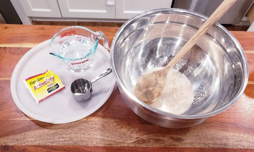 Step 2:  Combine Yeast & Water Image