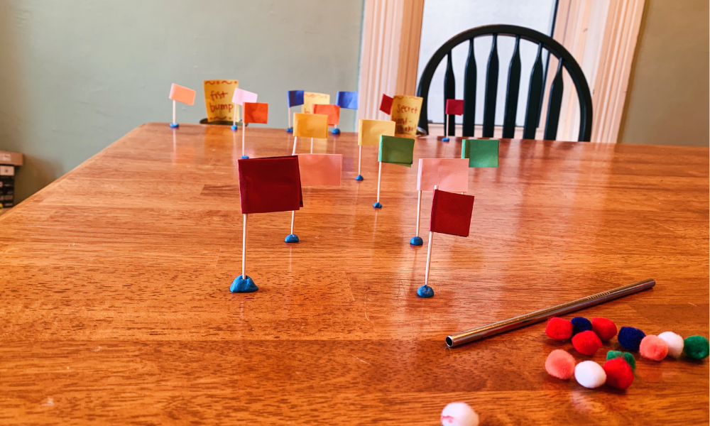 Cotton Ball Race Course