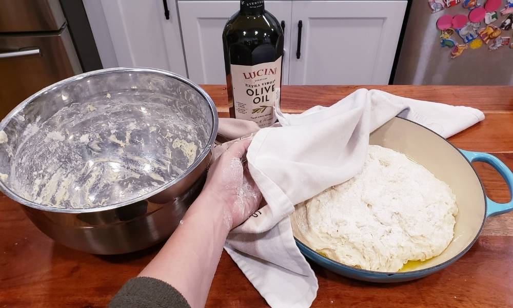 Step 4:  Transfer to Skillet & Re-Cover Image