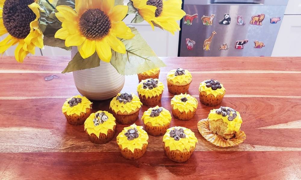 Sunflower Cupcakes