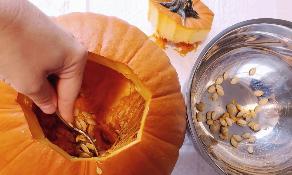 Step 3:  Clear Out Pulp & Seeds Image